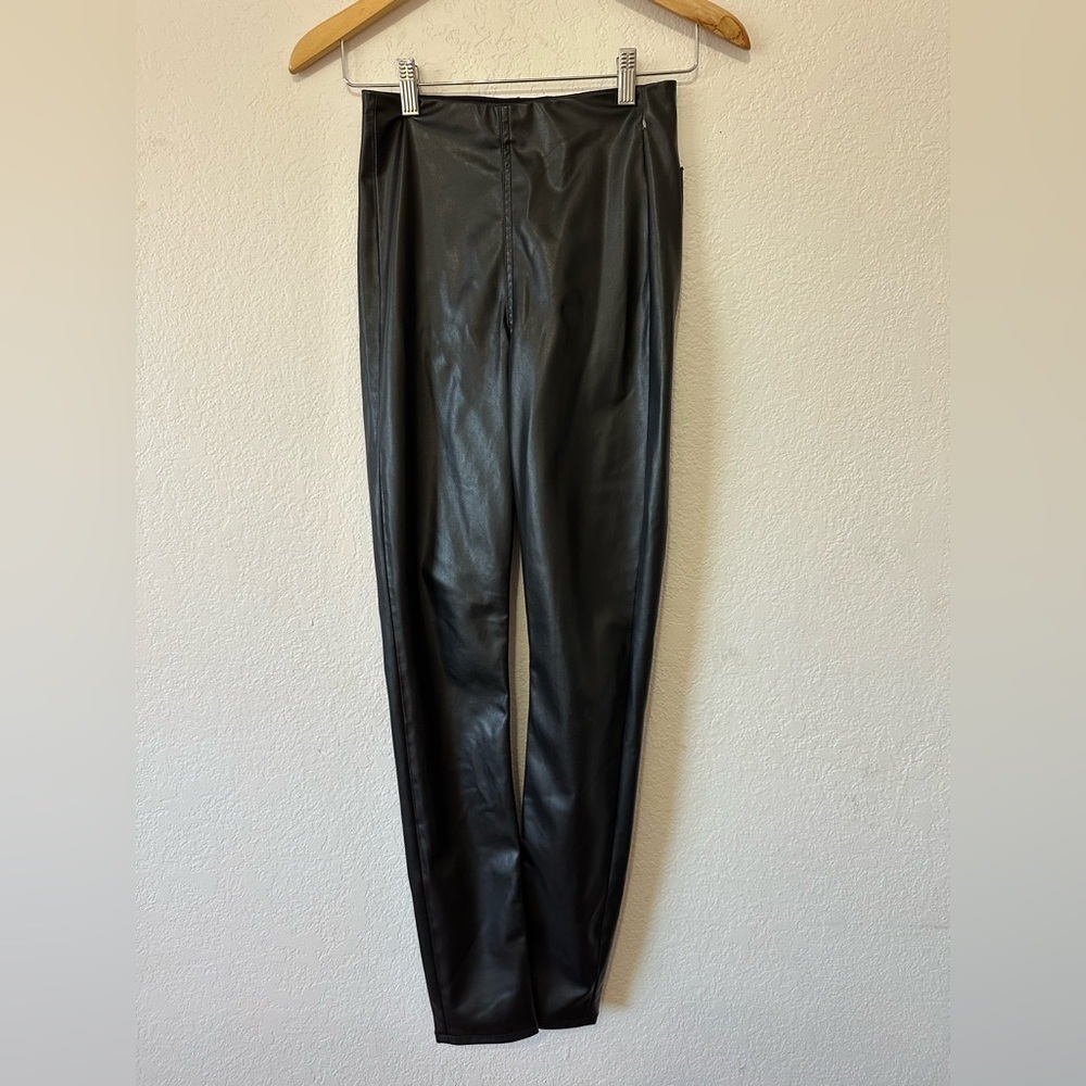 Rag & Bone Nina Faux Leather Skinny Pant In Black - Size Xs